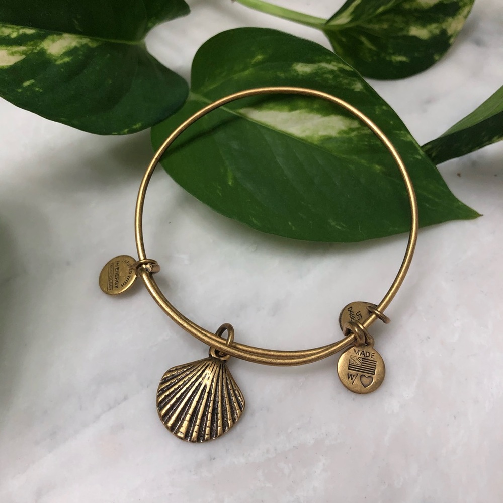 Alex and Ani Gold Seashell bracelet